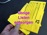 wegwerfen